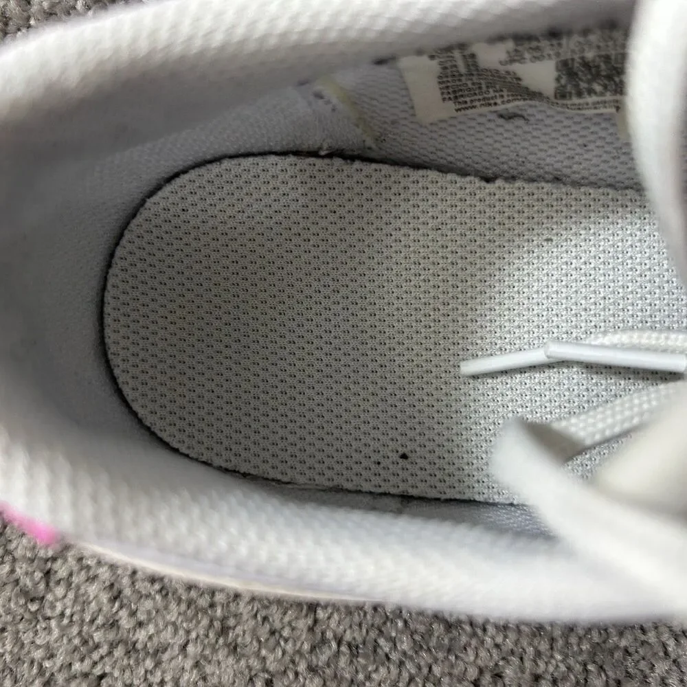 Nike Court Legacy Low DA4074-125 Kids Size 5.5 White Pink Leather Athletic Shoes